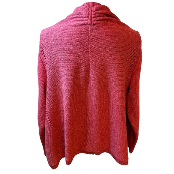 Soft Surroundings Rose Open-Front Sweater - Picture 4 of 6